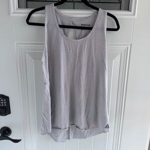 Reebok Women's Light Gray Tank Top